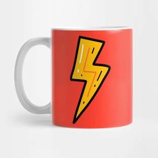 Cute Lightning Bolt Doodle Mug